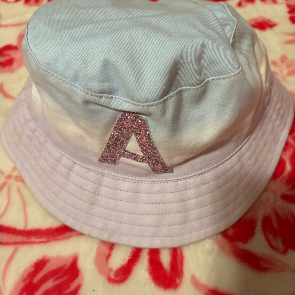 Justice Purple and Blue Glitter Bucket Hat